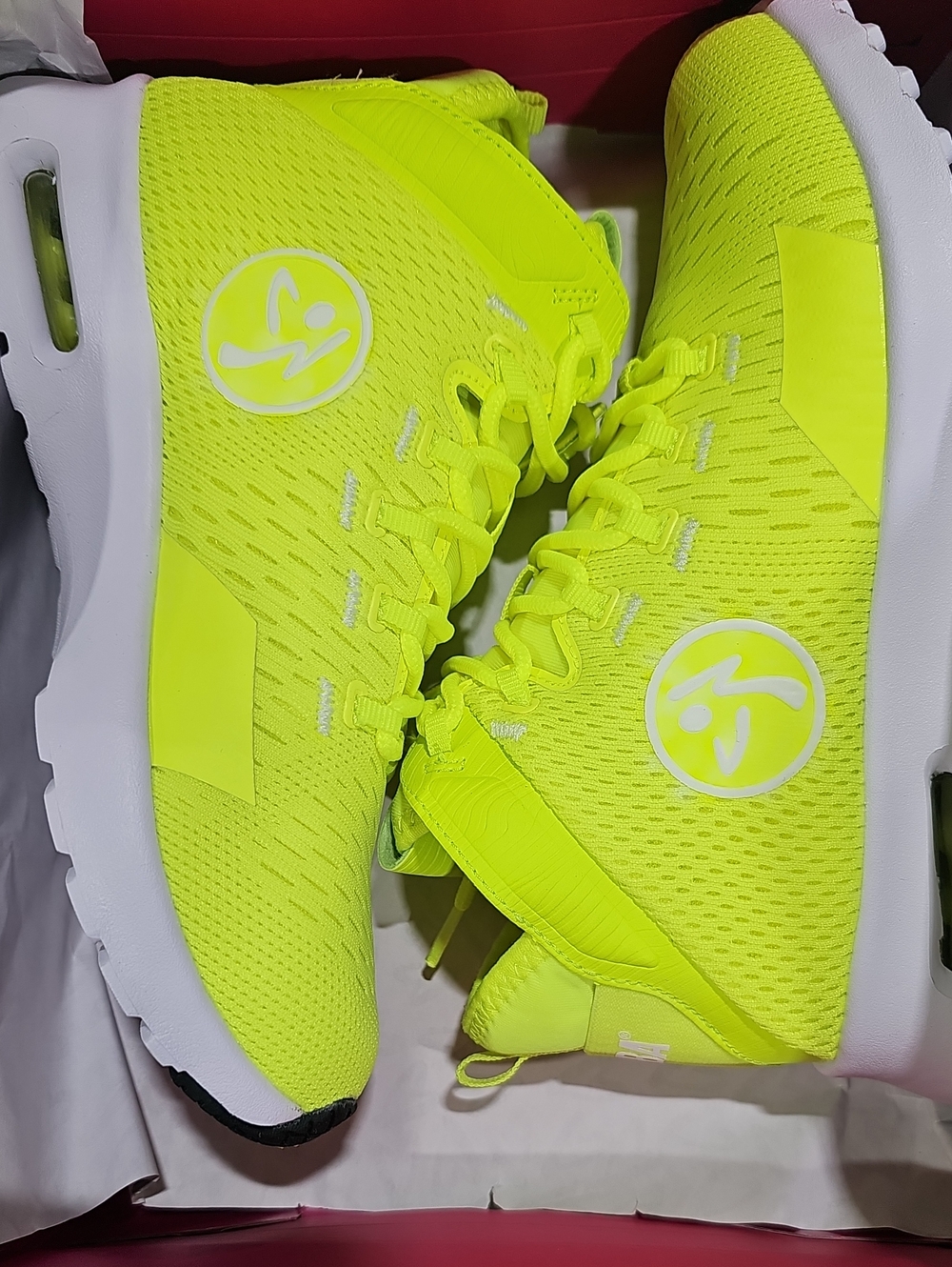 Zumba Air Funk- Neon Yellow Athletic Sneakers
